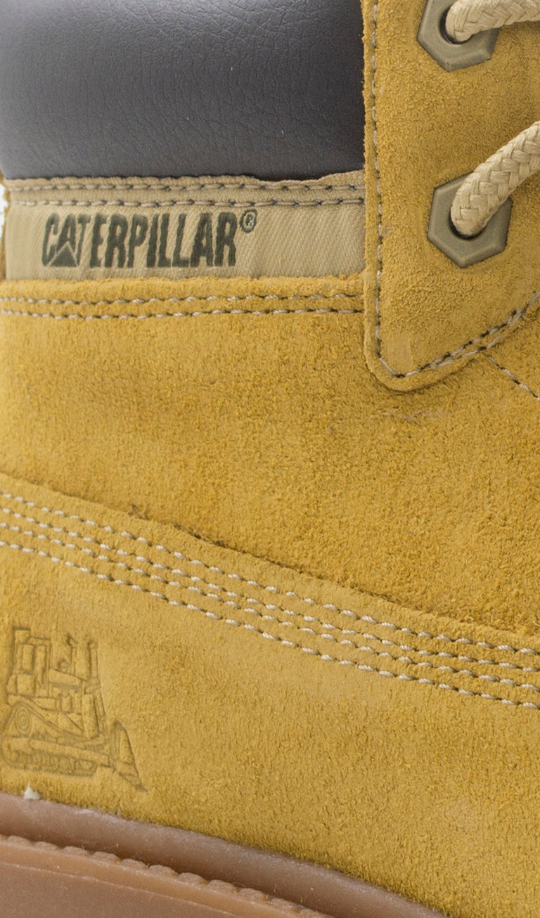 CAT Polacchino ragazzo giallo in suede