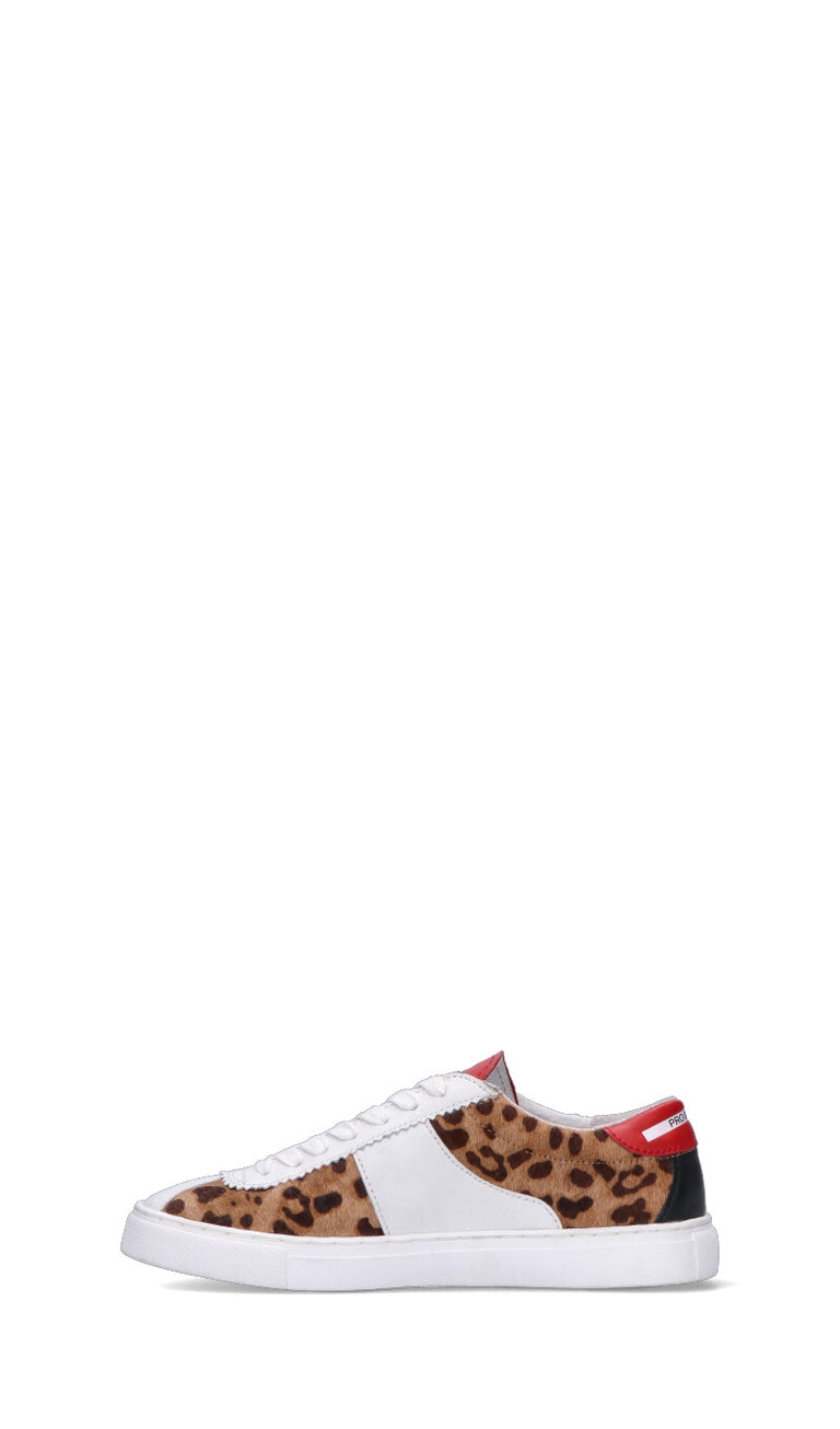 PRO 01 JECT Sneaker donna marrone/rossa in pelle