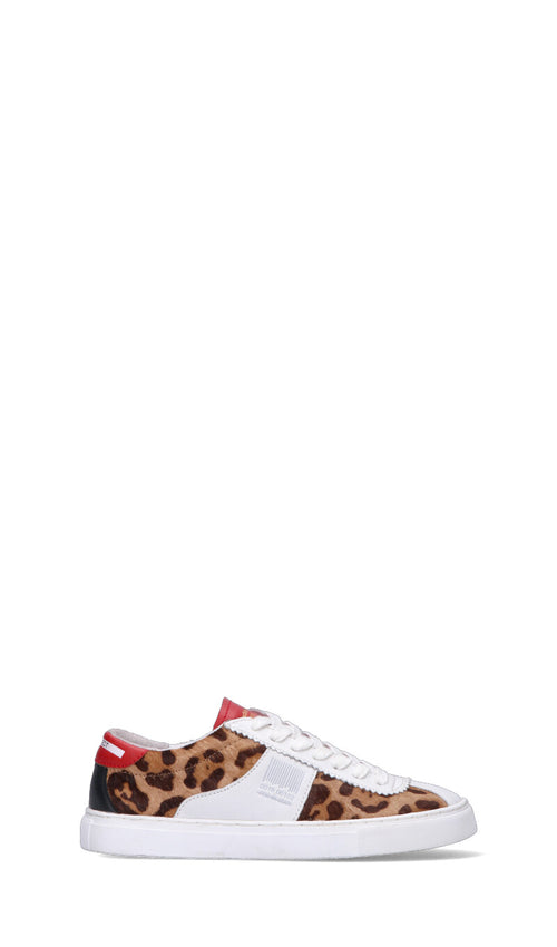 PRO 01 JECT Sneaker donna marrone/rossa in pelle
