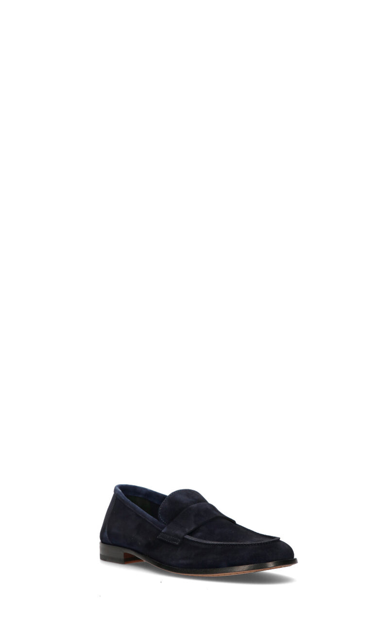 SEBOYS Mocassino uomo blu in suede