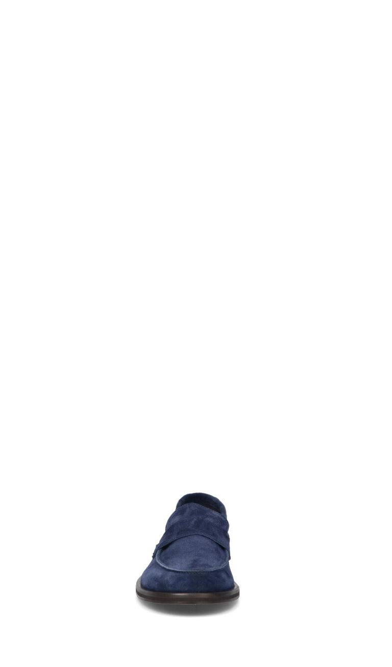 SEBOYS Mocassino uomo blu in suede