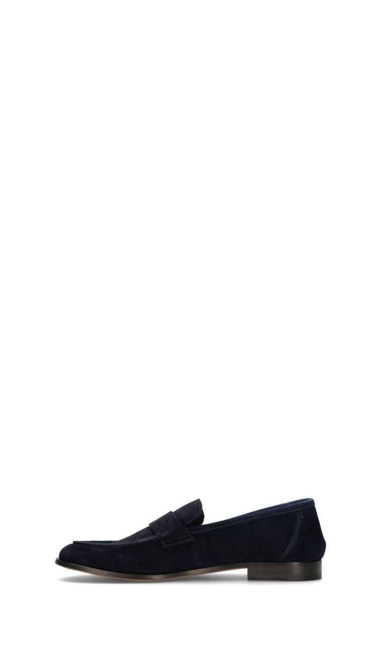 SEBOYS Mocassino uomo blu in suede