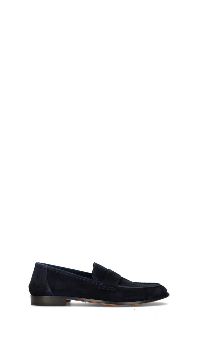 SEBOYS Mocassino uomo blu in suede