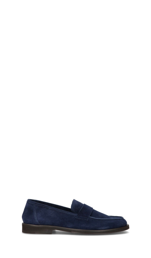 SEBOYS Mocassino uomo blu in suede