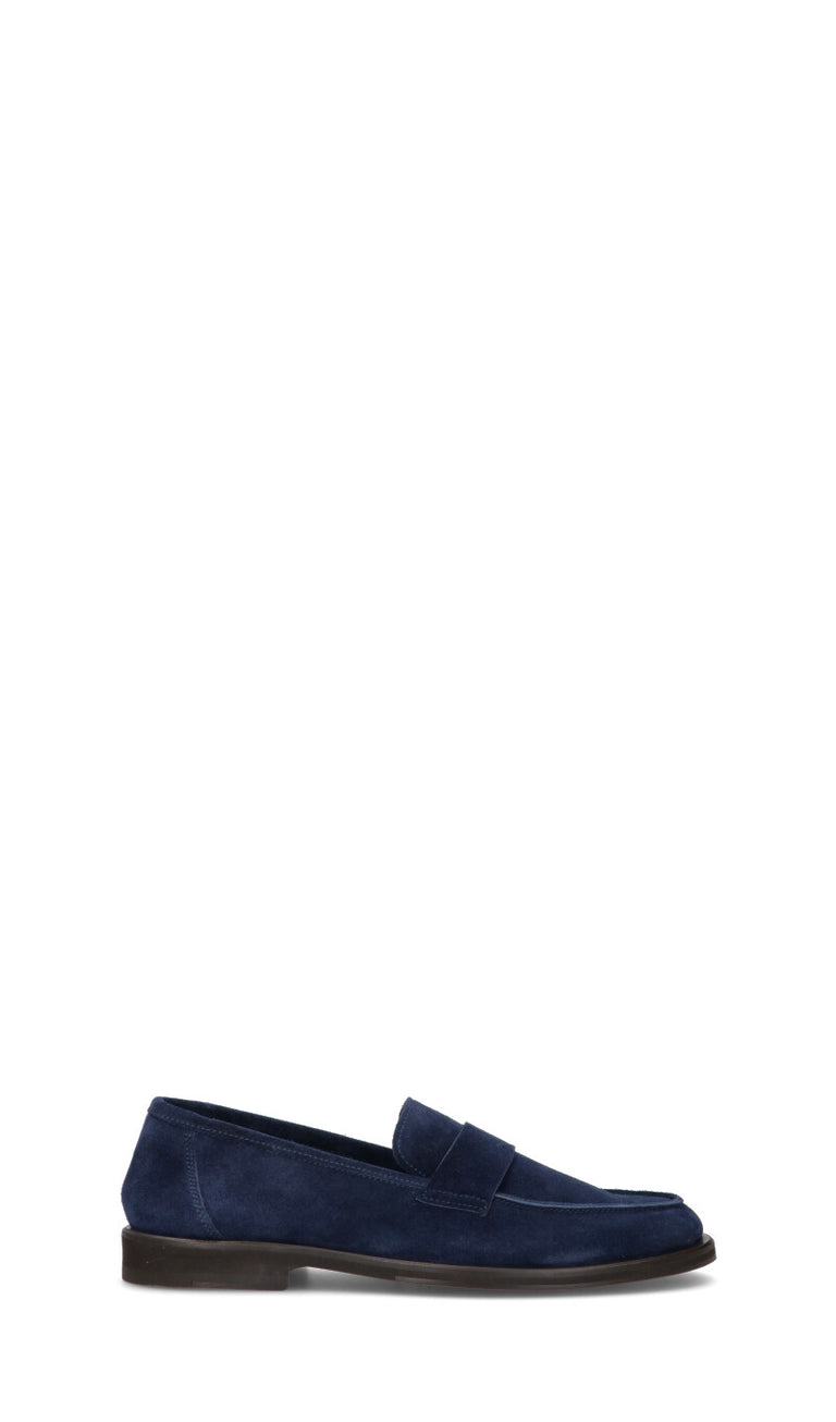 SEBOYS Mocassino uomo blu in suede