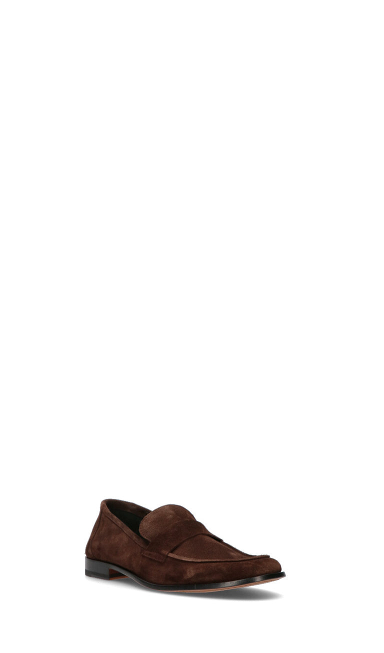 SEBOYS Mocassino uomo marrone in suede