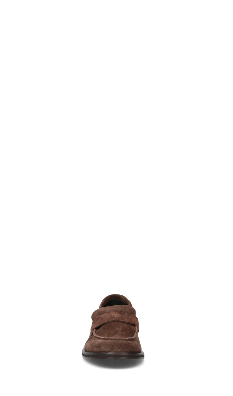 SEBOYS Mocassino uomo marrone in suede