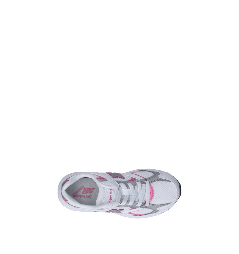 NEW BALANCE 408 Sneaker bimba bianca/rosa