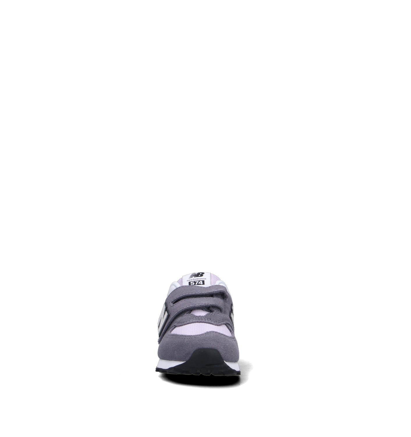 NEW BALANCE 574 Sneaker bimba grigia/lilla