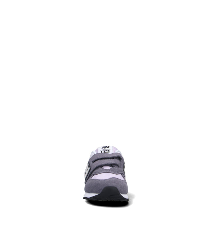 NEW BALANCE 574 Sneaker bimba grigia/lilla