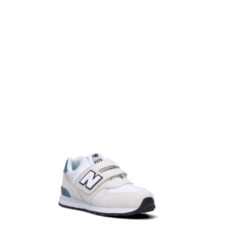 NEW BALANCE 574 Sneaker bimbo bianca