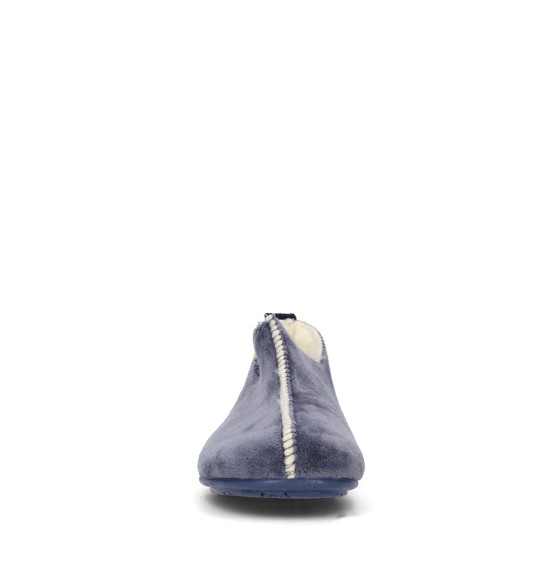 GRUNLAND Pantofola donna blu