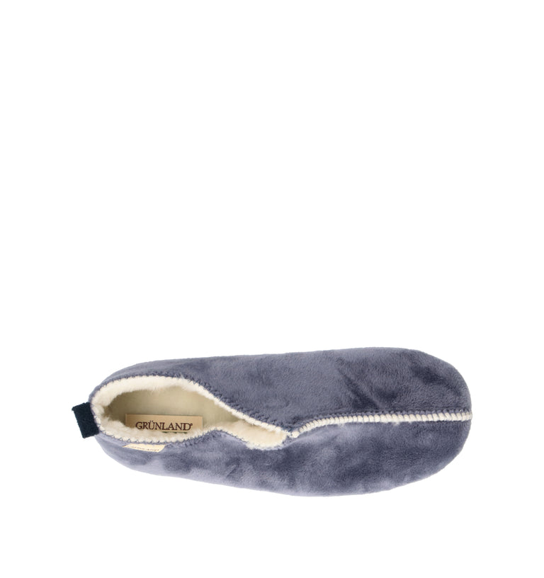 GRUNLAND Pantofola donna blu