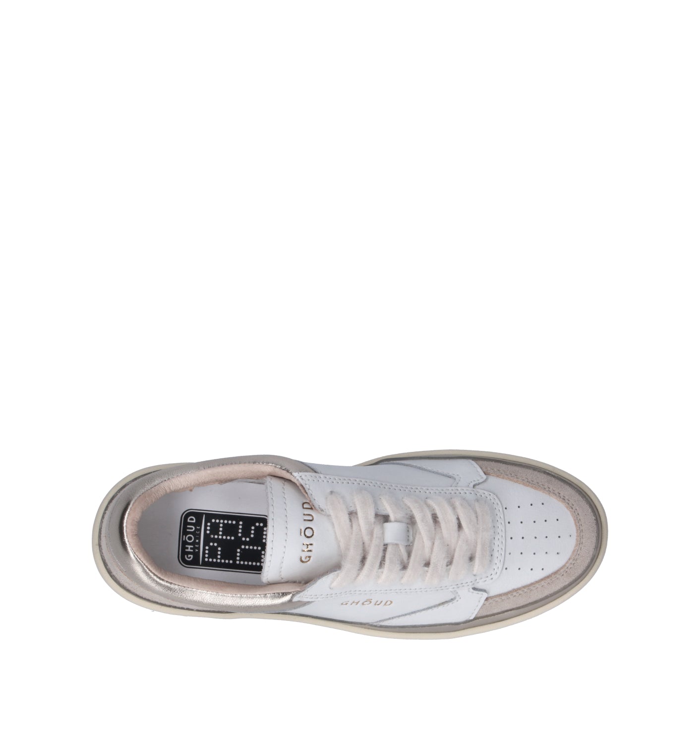 GHOUD Sneaker donna bianca in pelle