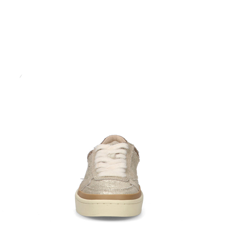 GHOUD Sneaker donna platino in suede