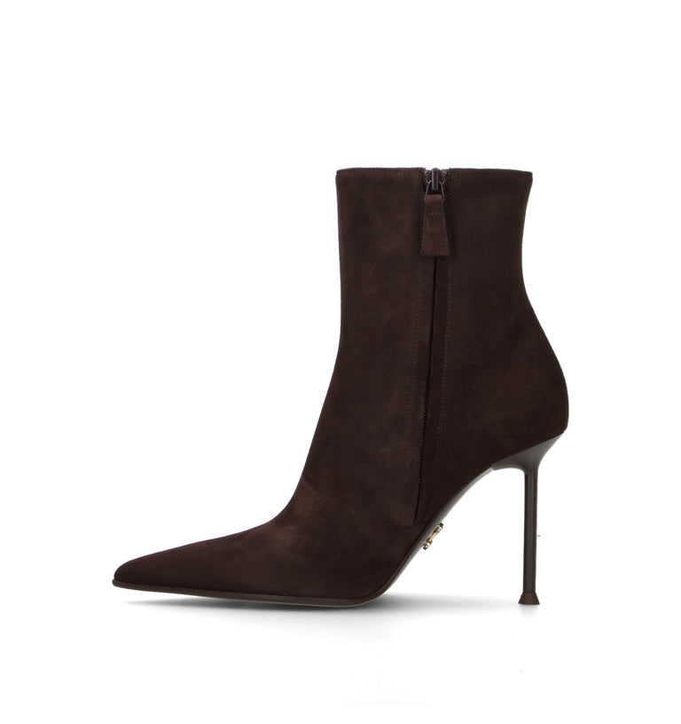 SERGIO LEVANTESI Tronchetto donna marrone in suede