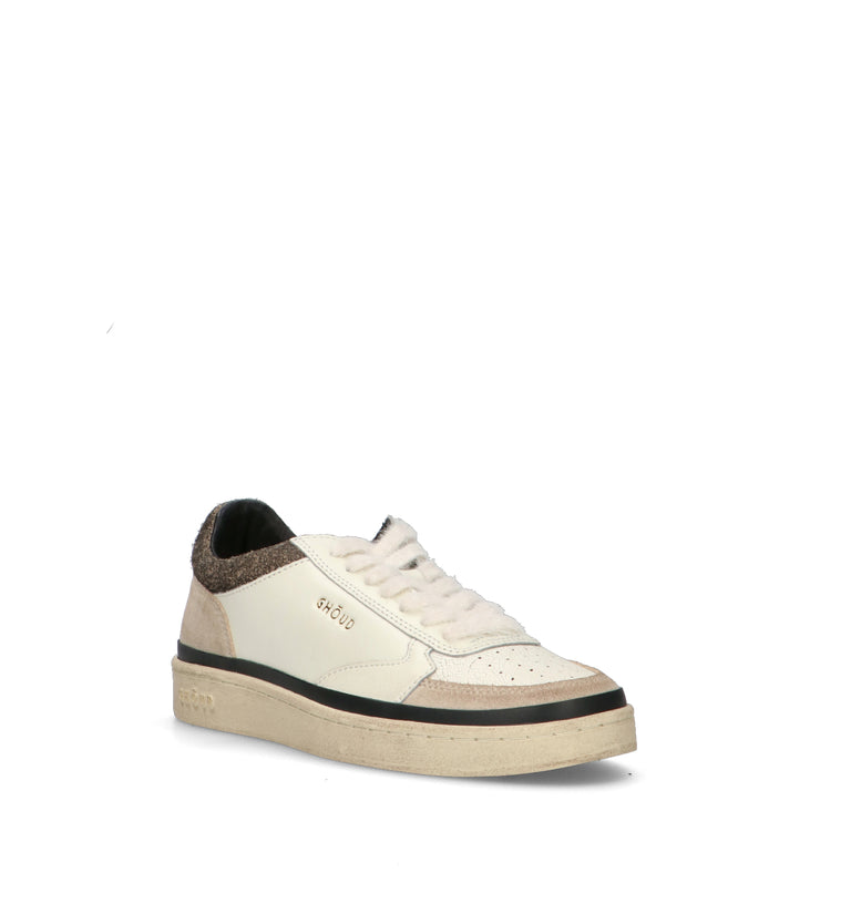 GHOUD Sneaker uomo panna in pelle