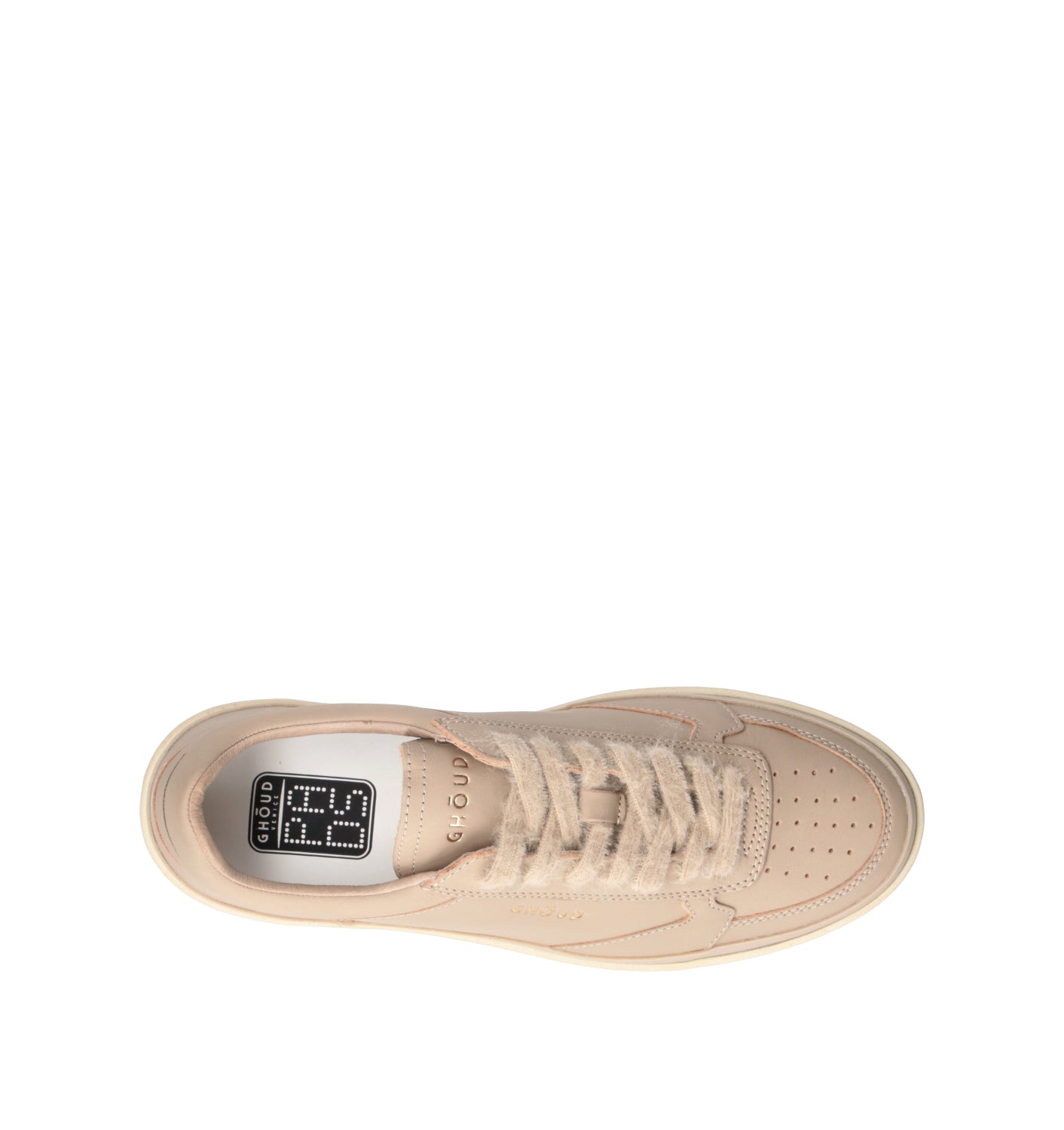 GHOUD Sneaker uomo beige in pelle