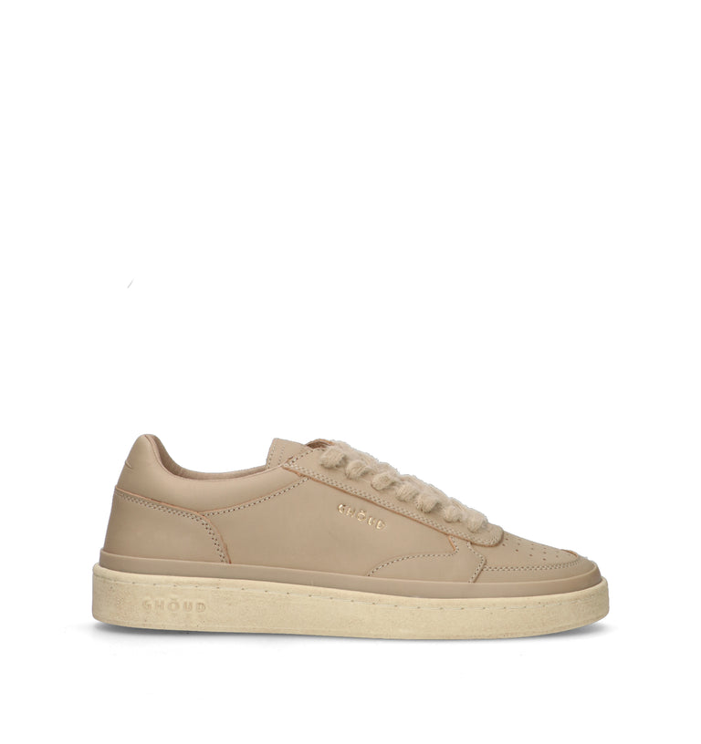 GHOUD Sneaker uomo beige in pelle