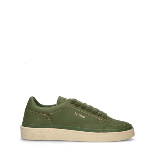GHOUD Sneaker uomo verde in pelle