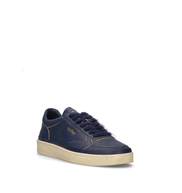 GHOUD Sneaker uomo blu in pelle