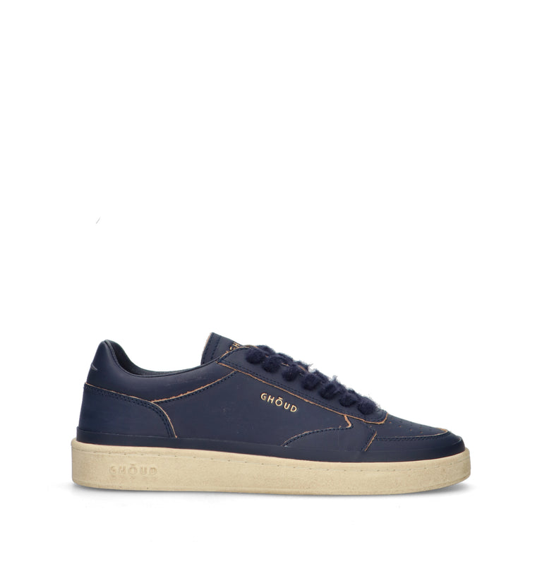GHOUD Sneaker uomo blu in pelle