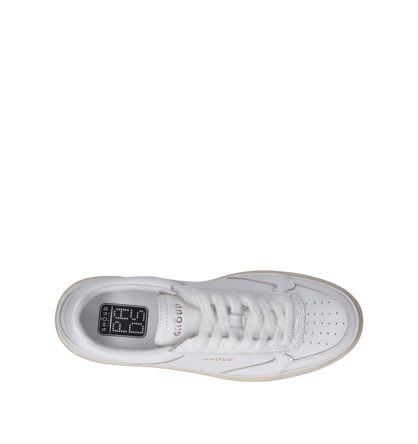 GHOUD Sneaker uomo bianca in pelle