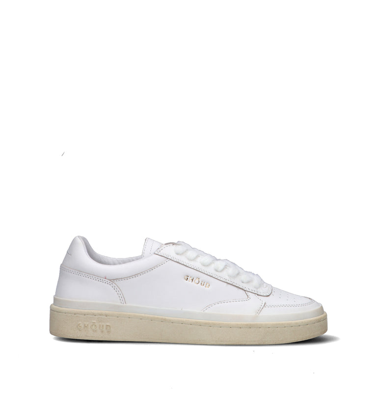 GHOUD Sneaker uomo bianca in pelle