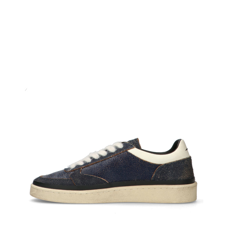 GHOUD Sneaker uomo blu in pelle