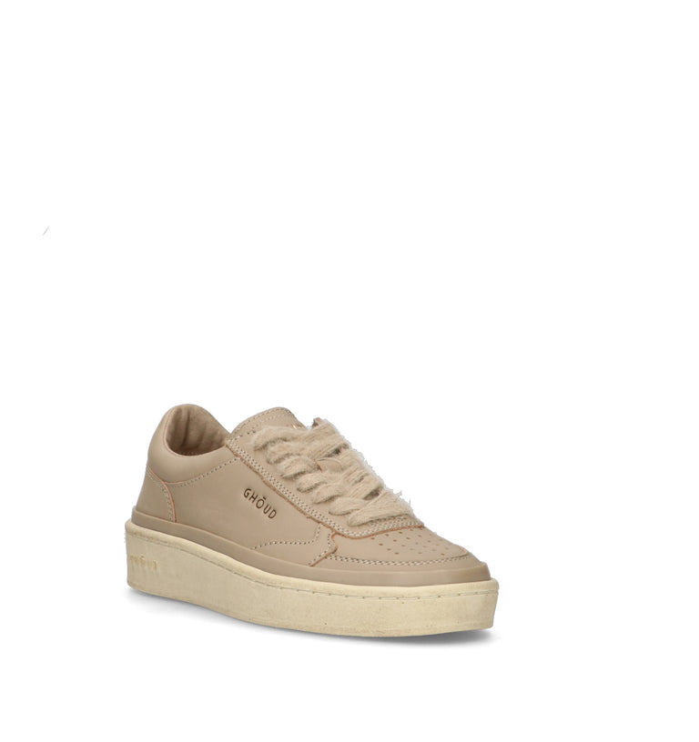 GHOUD Sneaker donna panna in pelle