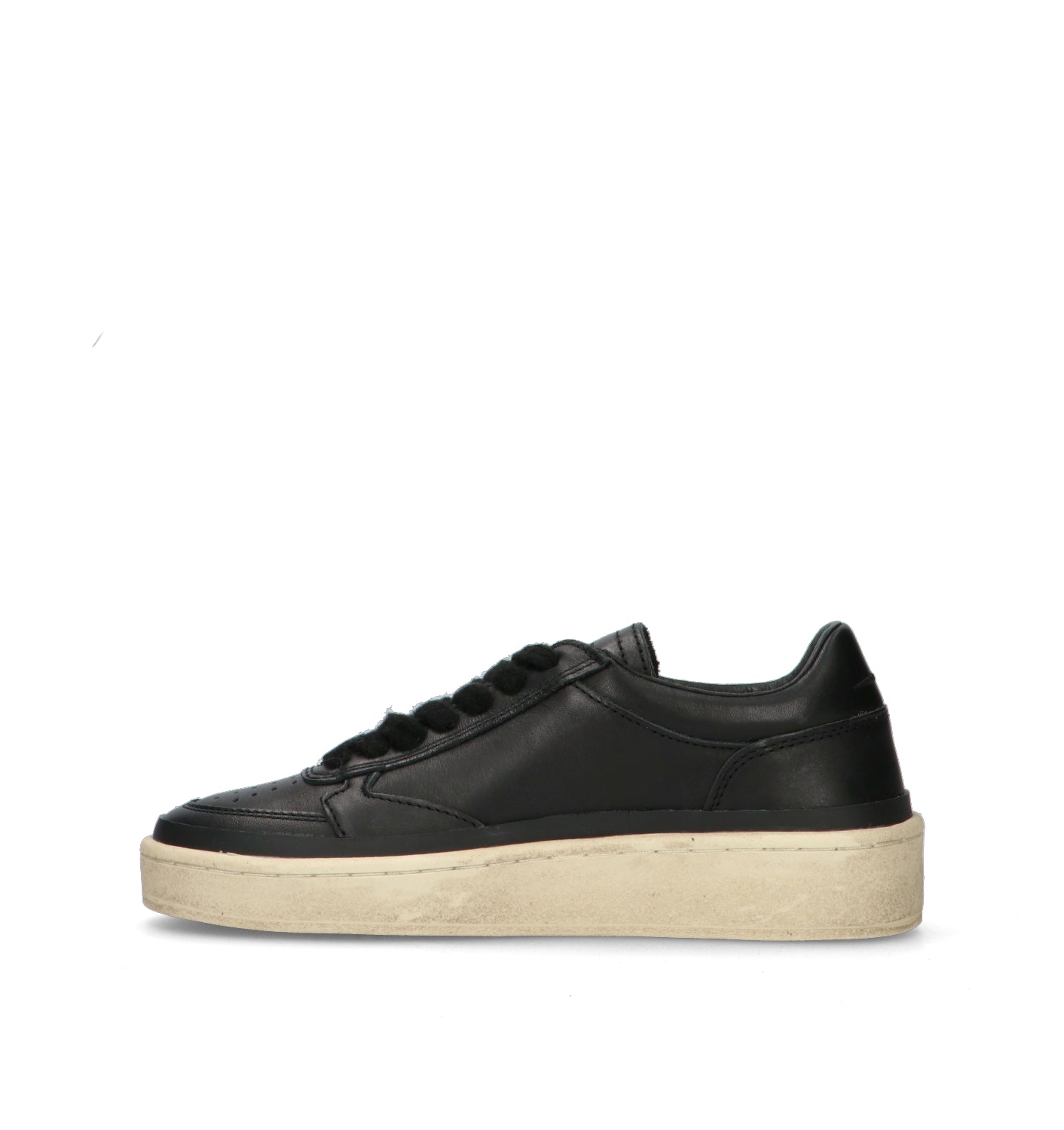 GHOUD Sneaker donna nera in pelle