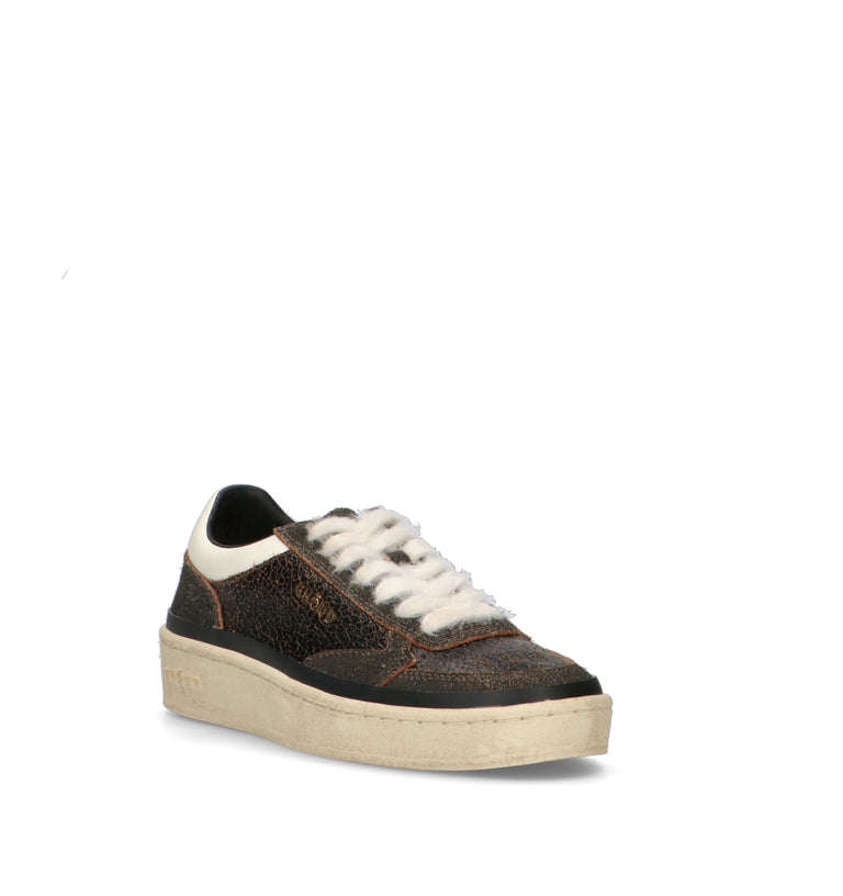 GHOUD Sneaker donna nera in pelle