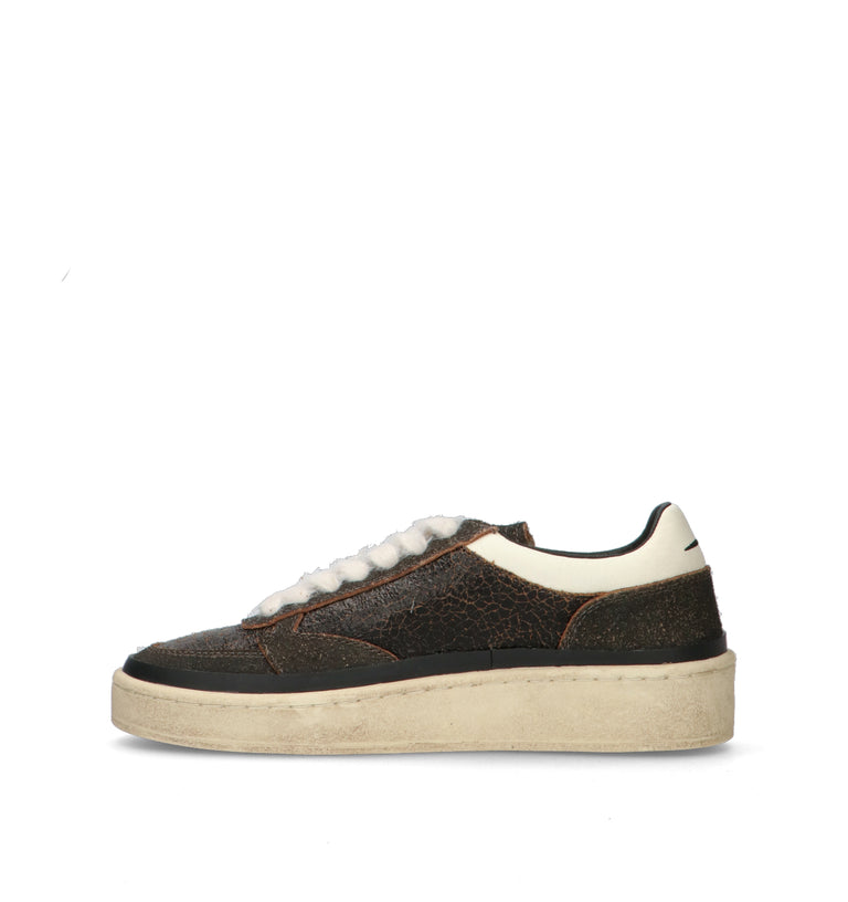 GHOUD Sneaker donna nera in pelle