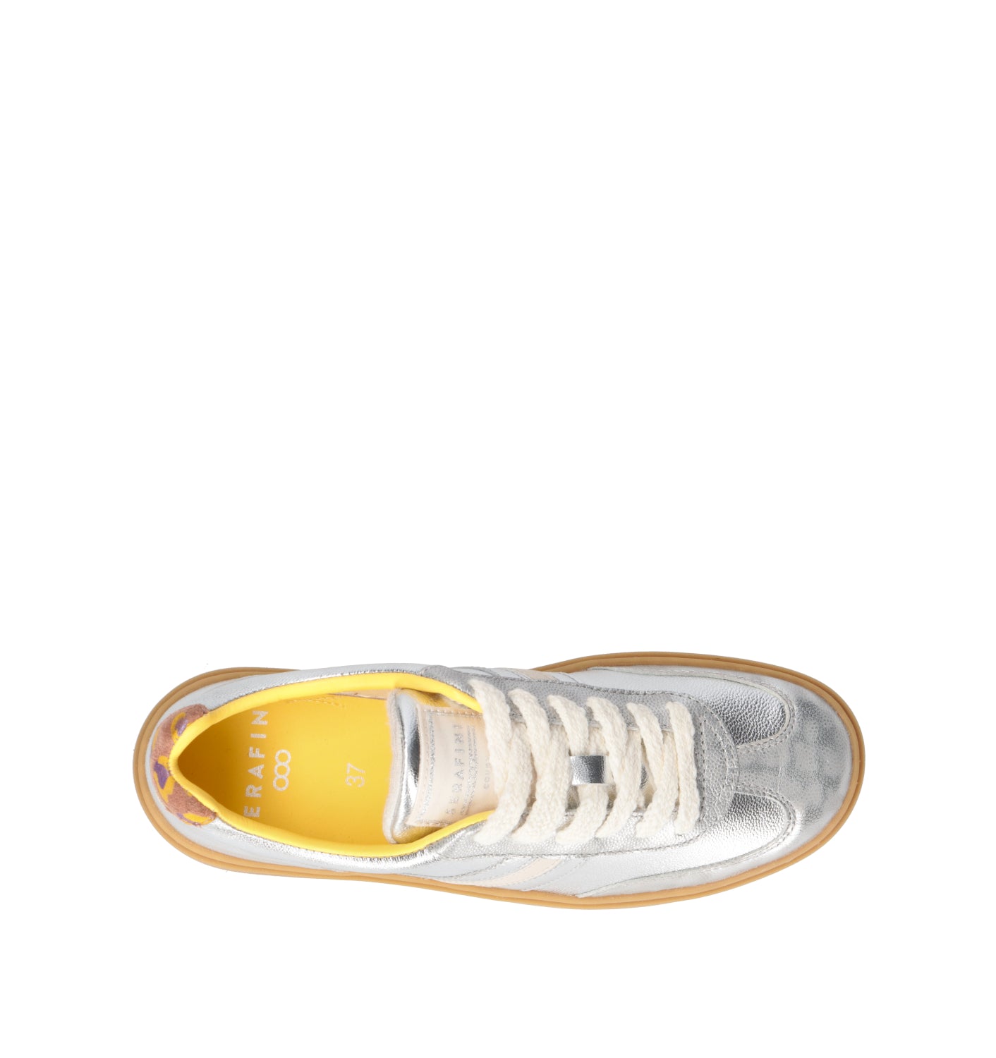 SERAFINI Sneaker donna argento in pelle
