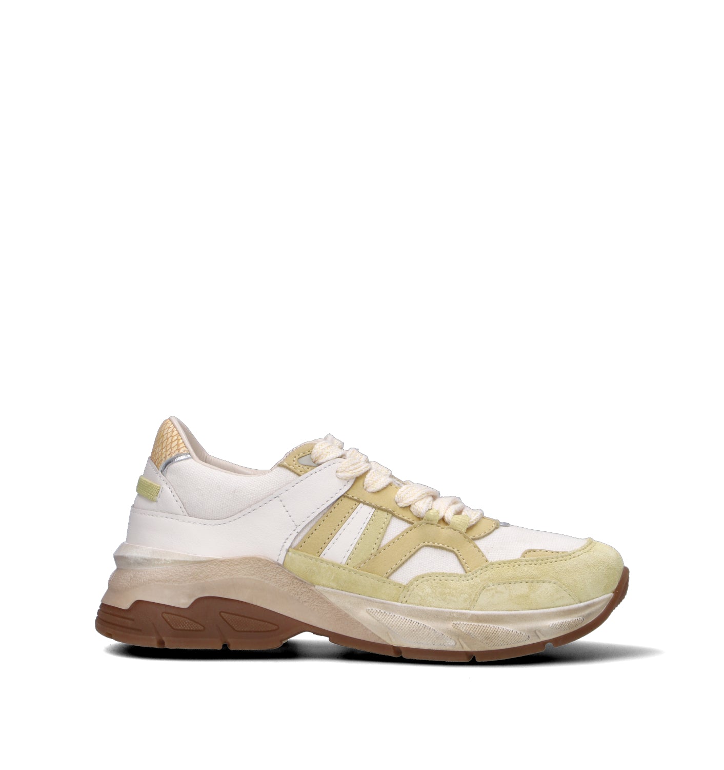 SERAFINI Sneaker donna bianca/gialla