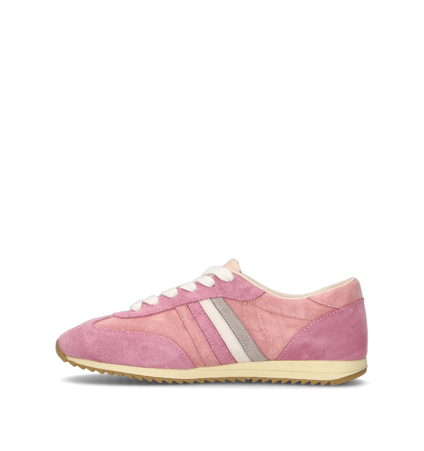 SERAFINI Sneaker donna rosa in suede