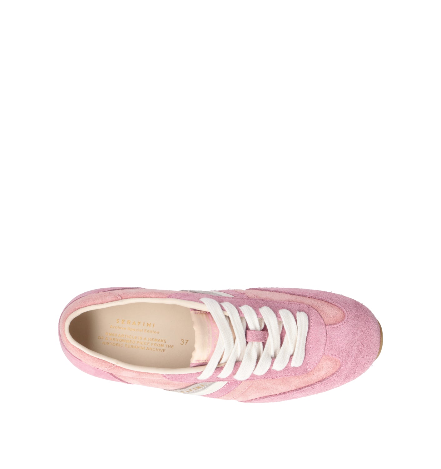 SERAFINI Sneaker donna rosa in suede
