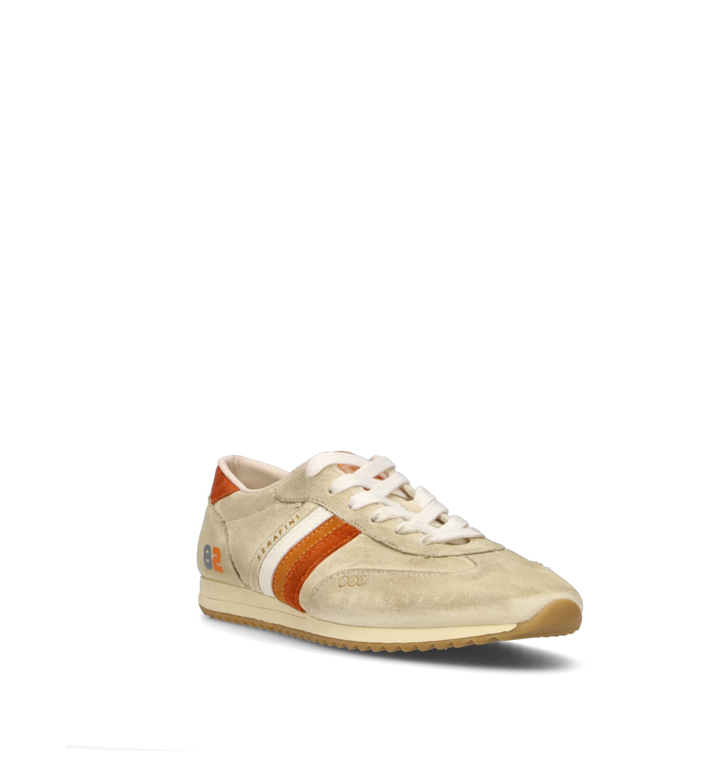 SERAFINI Sneaker uomo beige in suede