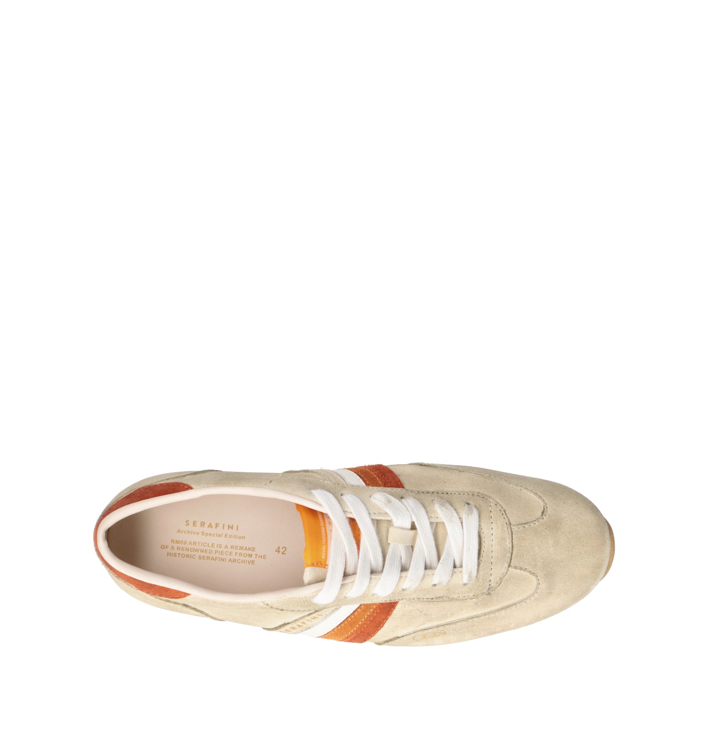 SERAFINI Sneaker uomo beige in suede