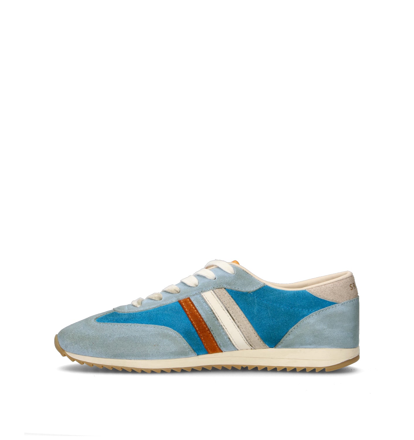 SERAFINI Sneaker uomo azzurra in suede