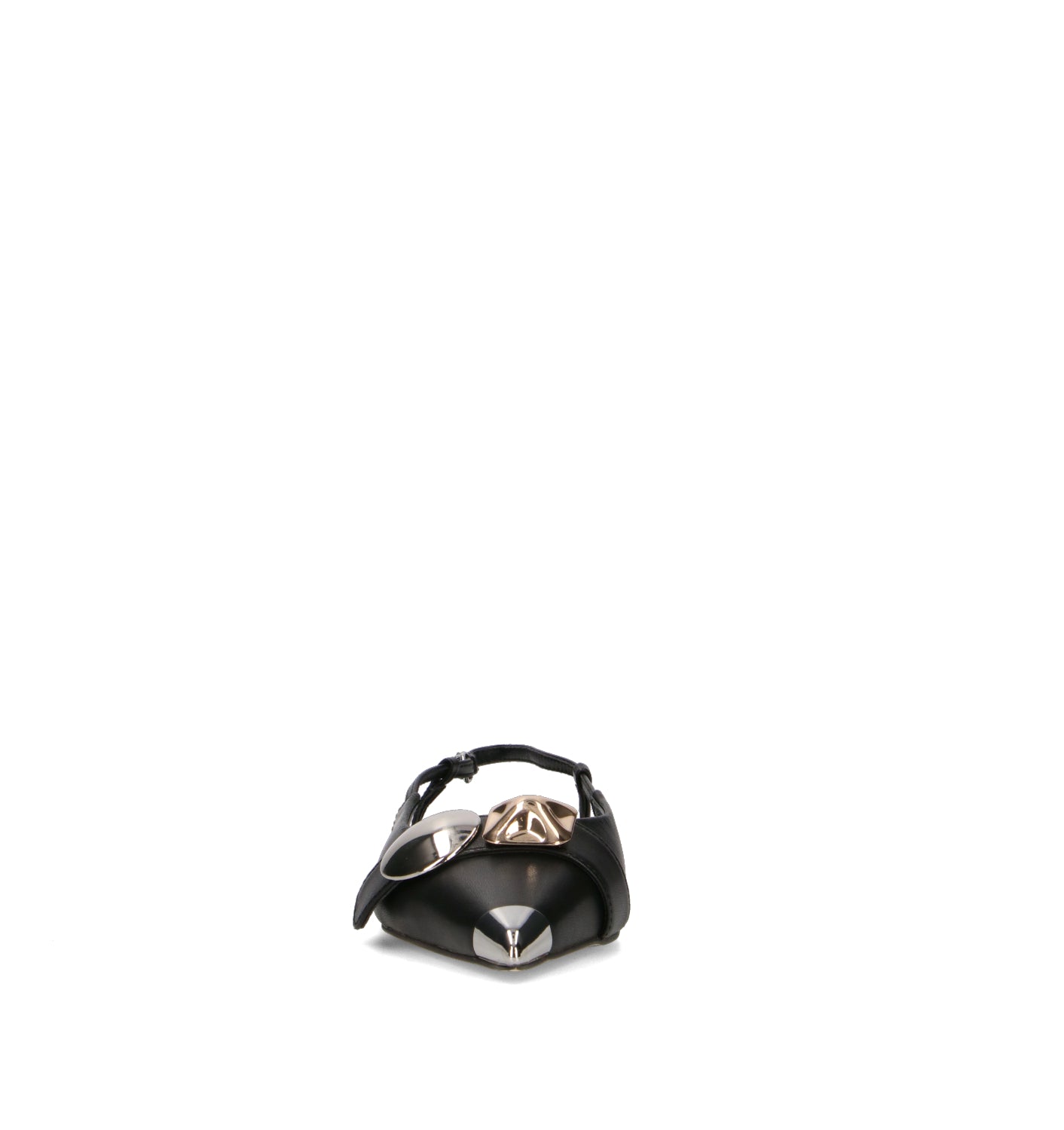 APEPAZZA Slingback donna nera in pelle