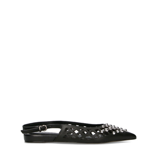 APEPAZZA Slingback donna nera