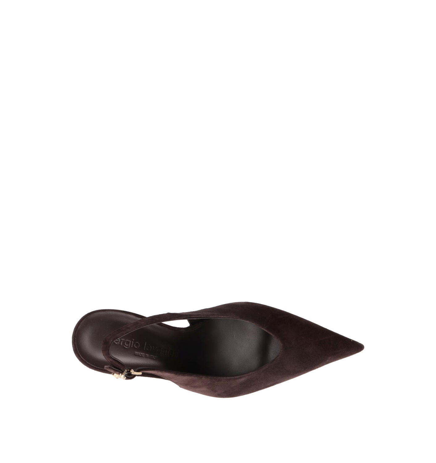 SERGIO LEVANTESI Slingback donna marrone in suede