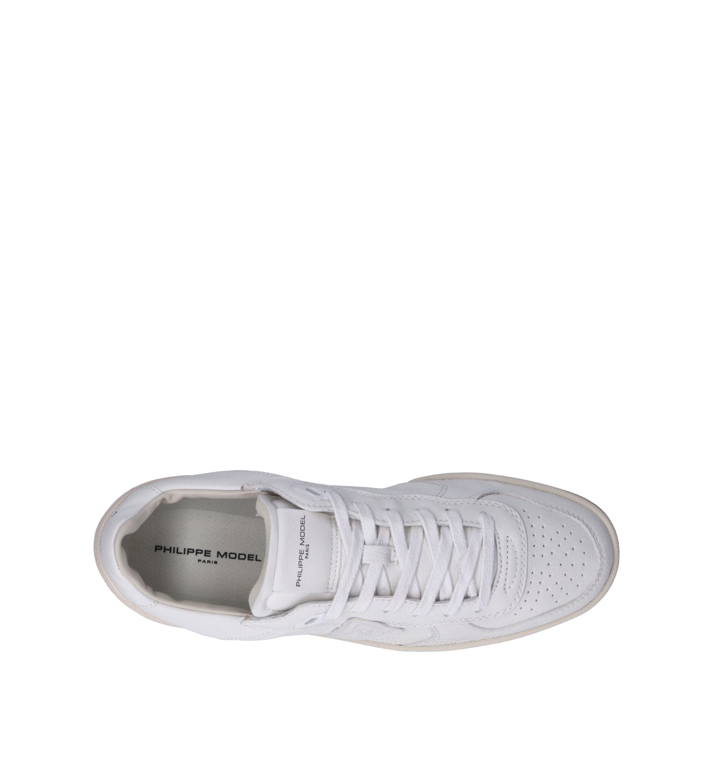 PHILIPPE MODEL Sneaker donna bianca in pelle