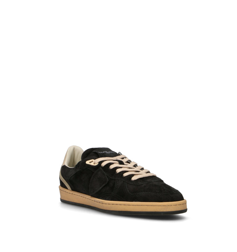 PHILIPPE MODEL Sneaker uomo nera in suede