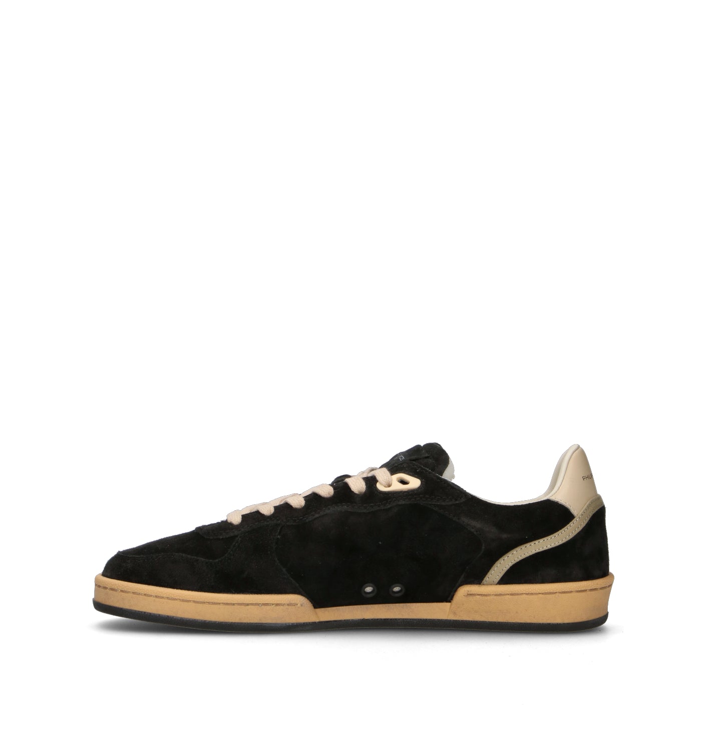 PHILIPPE MODEL Sneaker uomo nera in suede