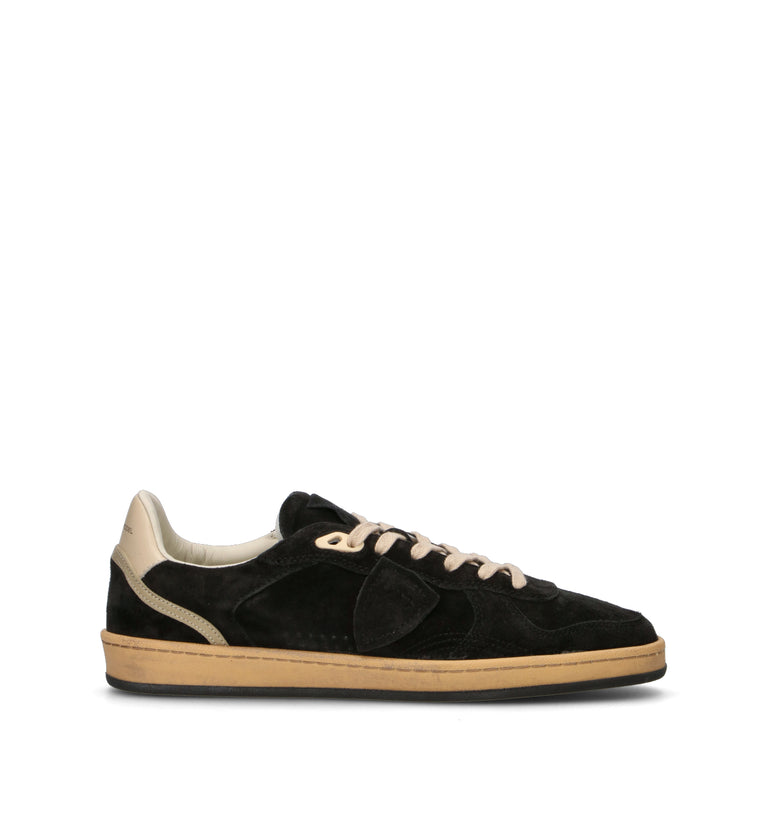 PHILIPPE MODEL Sneaker uomo nera in suede