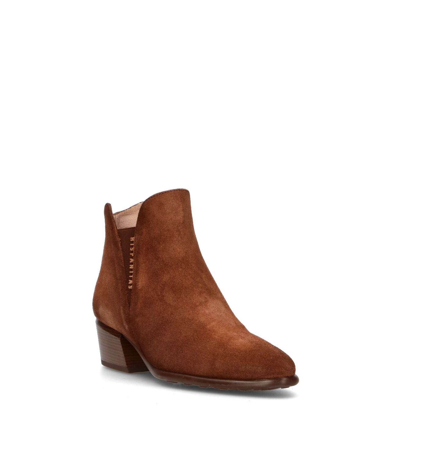 HISPANISTAS Tronchetto donna marrone in suede