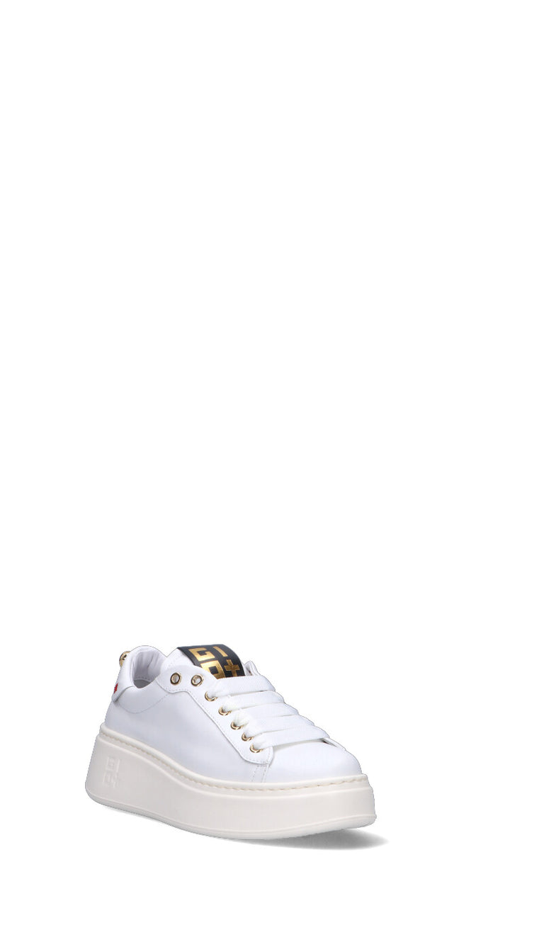 GIO+ Sneaker donna bianca in pelle
