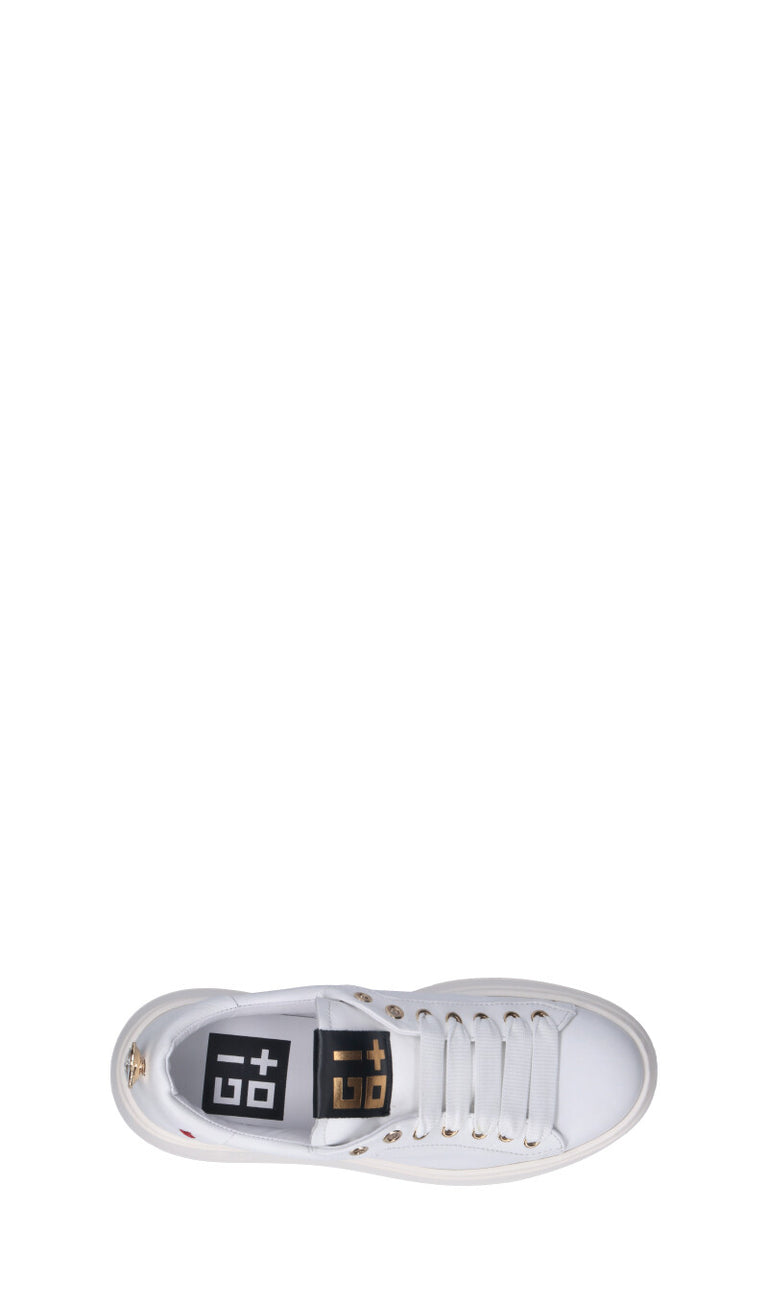 GIO+ Sneaker donna bianca in pelle
